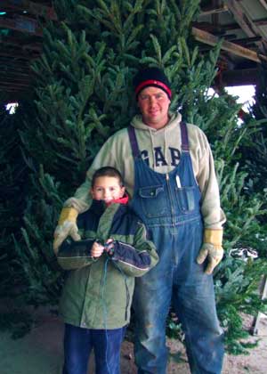 A family tradition-get your Christmas tree from the Downey's Farm in Caledon, Ontario, west of Toronto. 